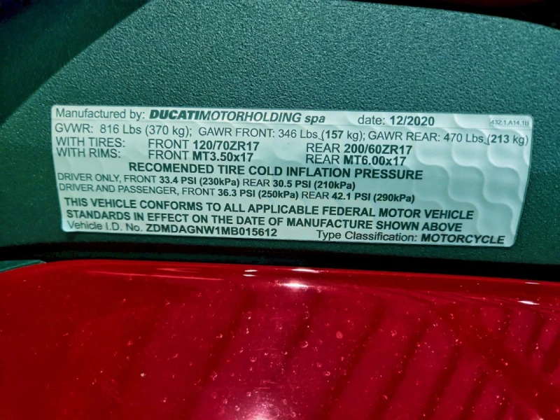 Ducati Panigale V4/АВТОФИНАНСИРАНЕ ОТ 255 ЕВРО, снимка 9 - Мотоциклети и мототехника - 53275011