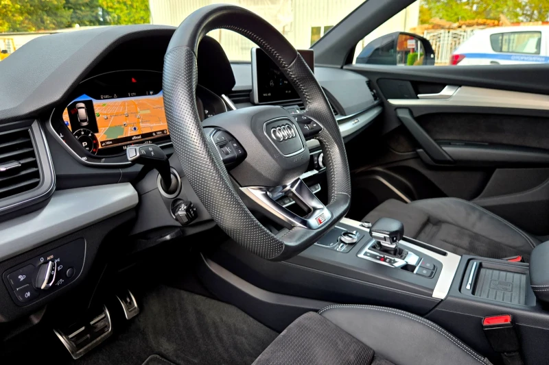 Audi Q5 S-line+ /4х4/KEYLESS /DISTRONIC /VITRUAL/ЛИЗИНГ, снимка 9 - Автомобили и джипове - 47552316