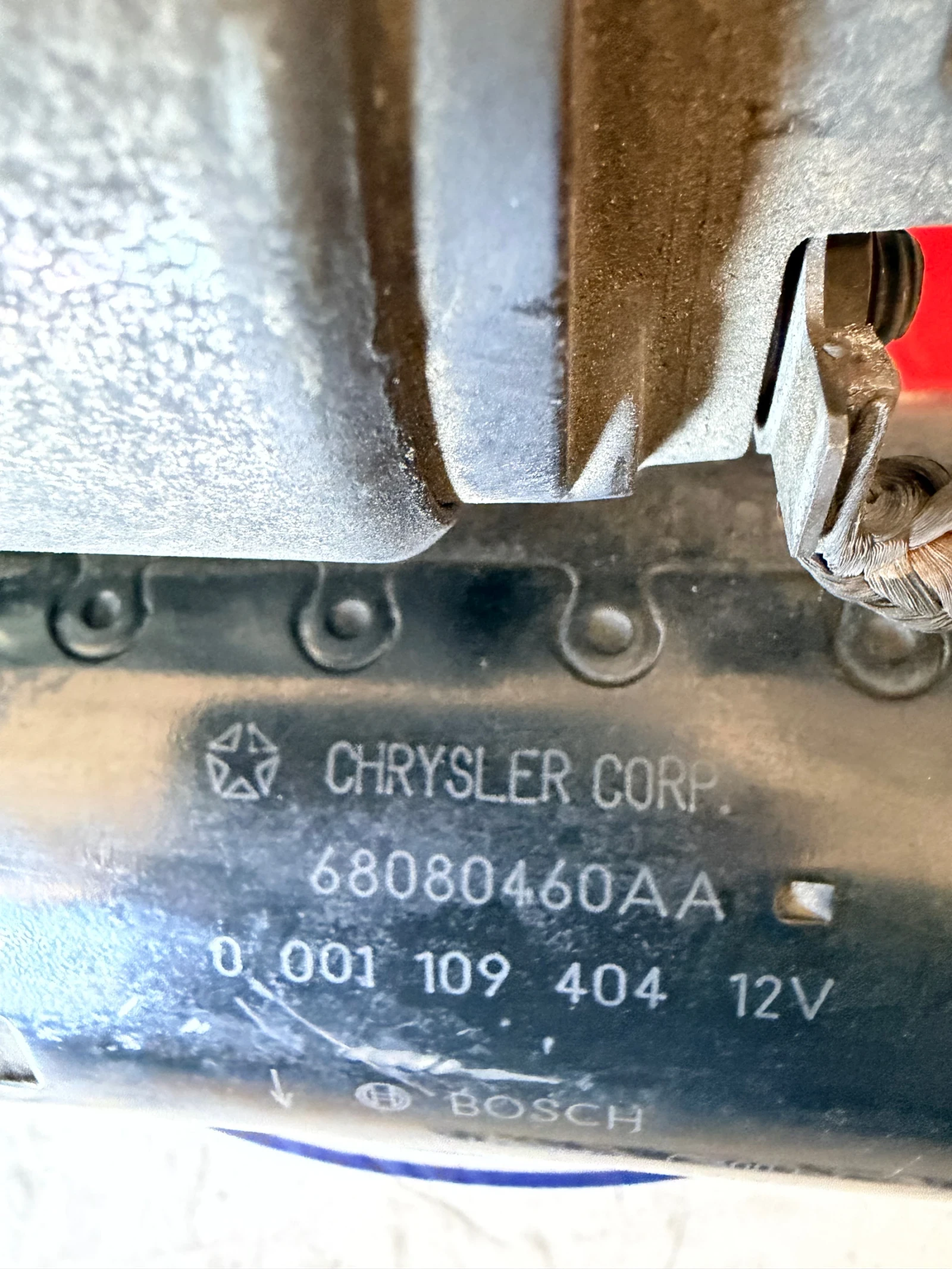 68080460AA Стартер  Jeep Grand Cherokee 3.0CRD 2012 0001109404  0 001 109 404, снимка 2 - Части - 53802518