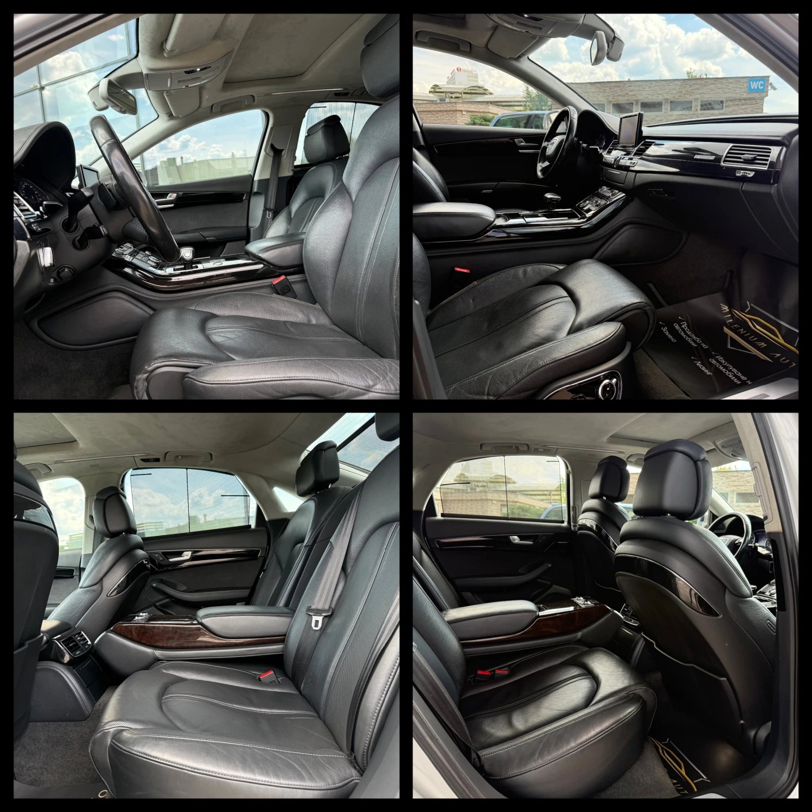 Audi A8 6 МЕСЕЦА ГАРАНЦИЯ/4.2TDI 351к.с. Всички Екстри, снимка 10 - Автомобили и джипове - 54924150