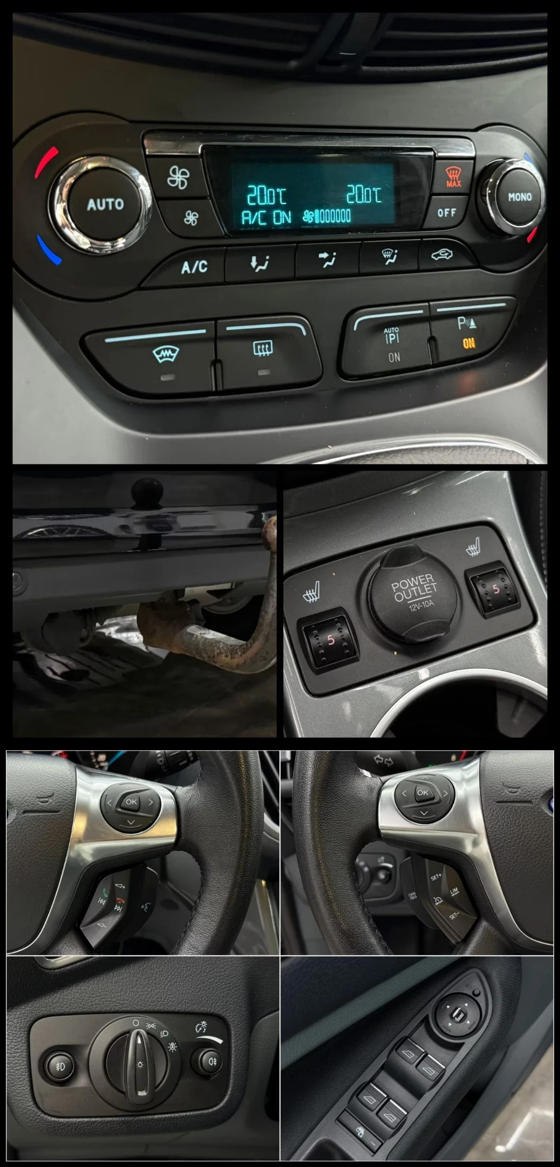 Ford C-max  1.6TDC-i/TITANIUM-Femili/7 места/, снимка 12 - Автомобили и джипове - 55198464