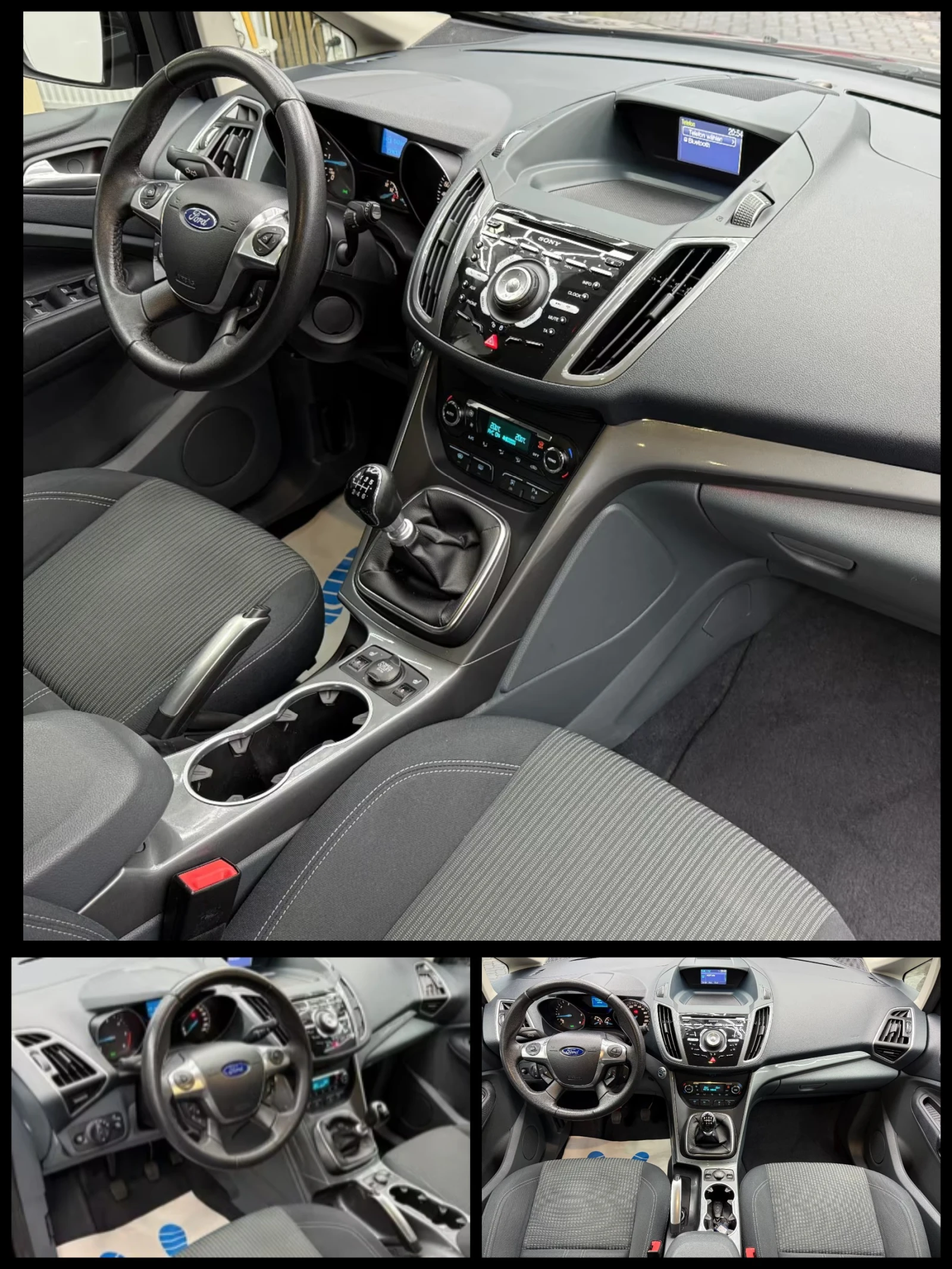 Ford C-max  1.6TDC-i/TITANIUM-Femili/7 места/, снимка 13 - Автомобили и джипове - 55198464