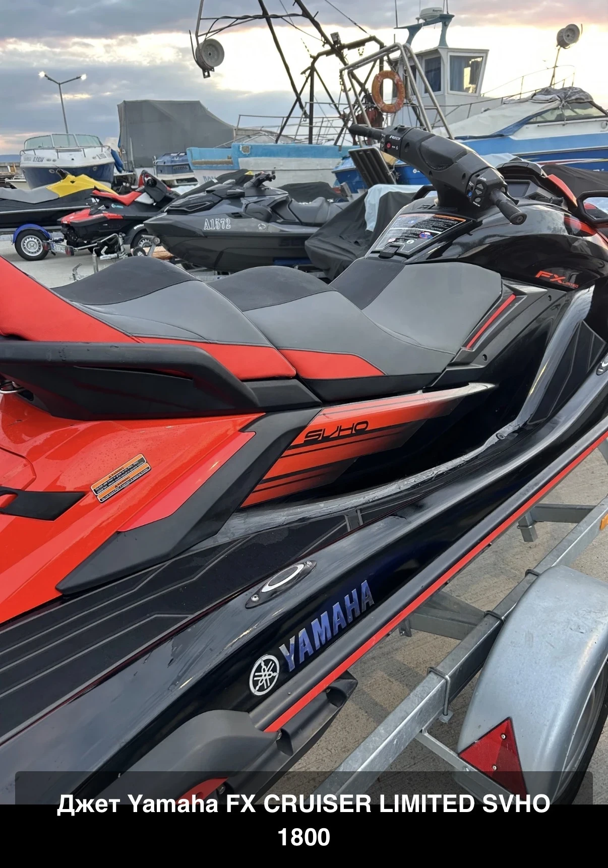 Джет Yamaha FX CRUISER LIMITED SVHO 1800, снимка 5 - Воден транспорт - 54774681