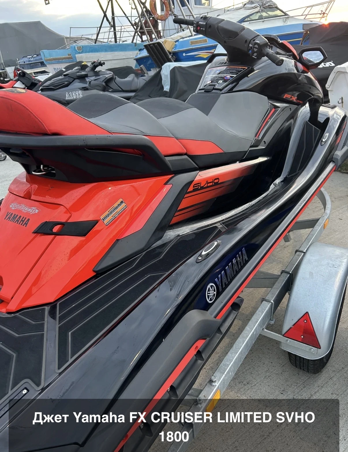 Джет Yamaha FX CRUISER LIMITED SVHO 1800, снимка 3 - Воден транспорт - 54774681