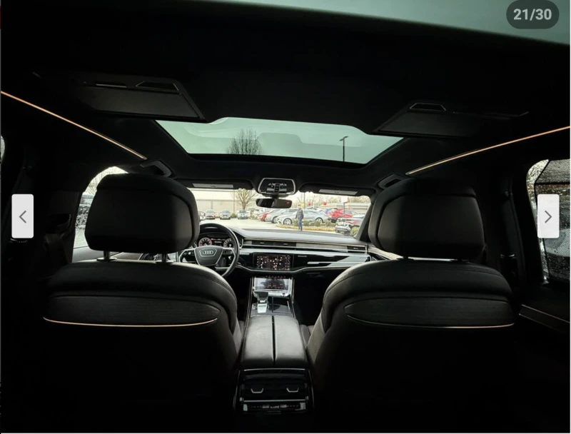 Audi A8 55TFSI* L* MATRIX* ДИСТРОНИК* ОБДУХВАНЕ* 360КАМЕРА, снимка 12 - Автомобили и джипове - 53385173