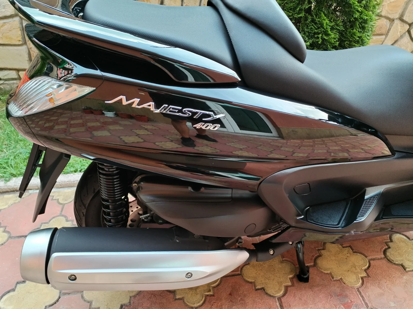 Yamaha Majesty АБСОЛЮТНО КАТО ЧИСТО НОВ!!! , снимка 9 - Мотоциклети и мототехника - 54948311