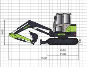 Багер ZOOMLION ZE55GU, снимка 6