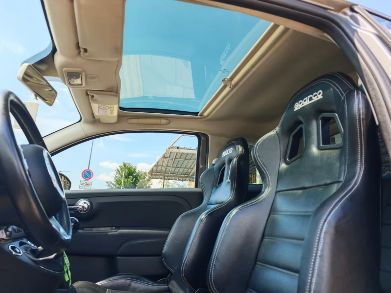 Fiat 500 ABARTH SPARCO  PANORAMA ITALY 1.3M-jet , снимка 9 - Автомобили и джипове - 51263547