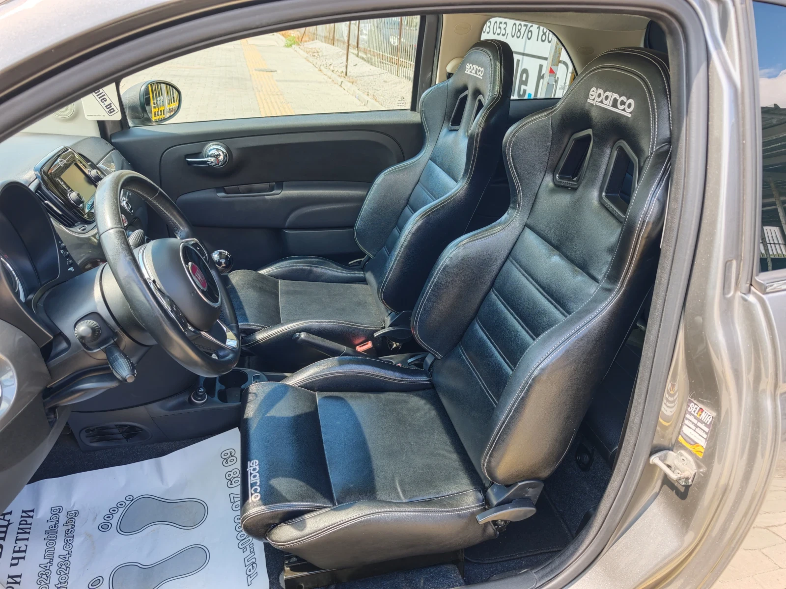 Fiat 500 ABARTH SPARCO  PANORAMA ITALY 1.3M-jet  - изображение 7