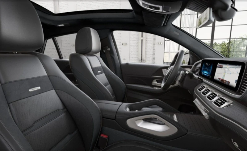 Mercedes-Benz GLE 53 4MATIC AMG/COUPE/FACELIFT/NIGHT/PANO/BURM/360/, снимка 9 - Автомобили и джипове - 52640641