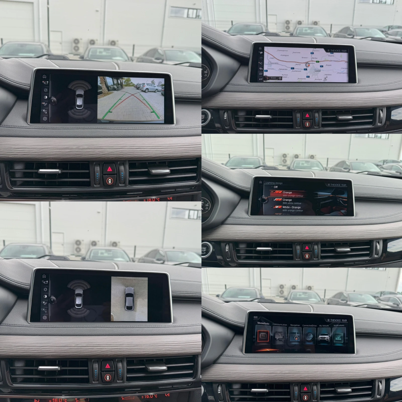 BMW X6 3.0d M-Pack Подгрев| 360Камера| Harman/Kardon, снимка 16 - Автомобили и джипове - 54635555