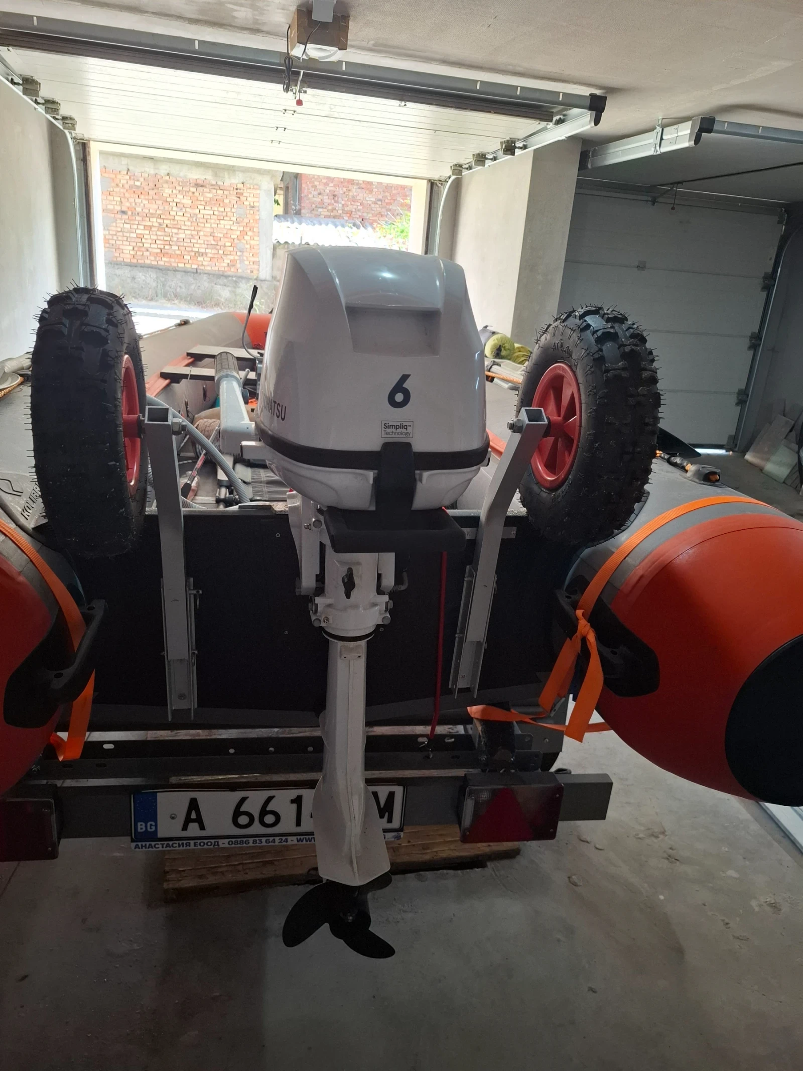 Надуваема лодка Honda Marine Kolibri, снимка 3 - Воден транспорт - 55806603