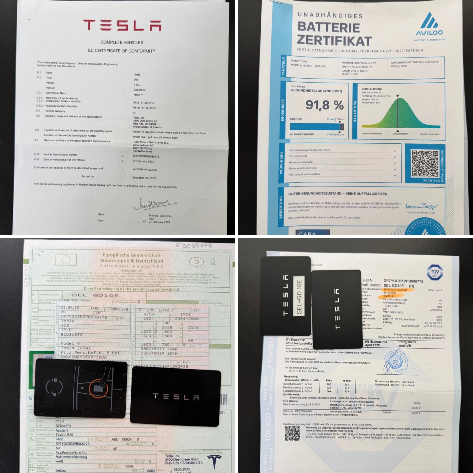 Tesla Model Y SON 9Long Range Dual Motor AWD * SON 91.8%, снимка 17 - Автомобили и джипове - 56200394