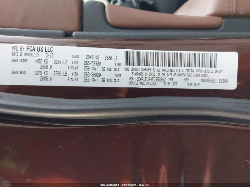 Jeep Grand cherokee 3.6l Summit, снимка 9 - Автомобили и джипове - 53193613