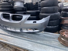 Оригинална предна броня за БМВ Е60-Е61 2004-2007. С забележка., снимка 2 - Части - 53562432