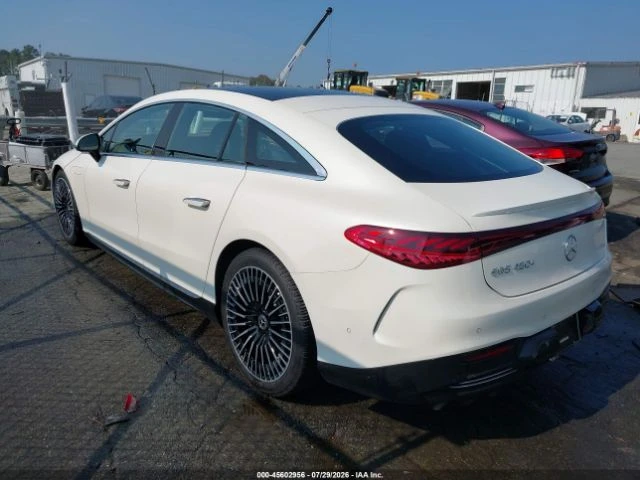 Mercedes-Benz EQS 450+ * ПОДГРЕВ* ОБДУХВАНЕ* ПАНО* BURMESTER* 360* , снимка 3 - Автомобили и джипове - 56075022