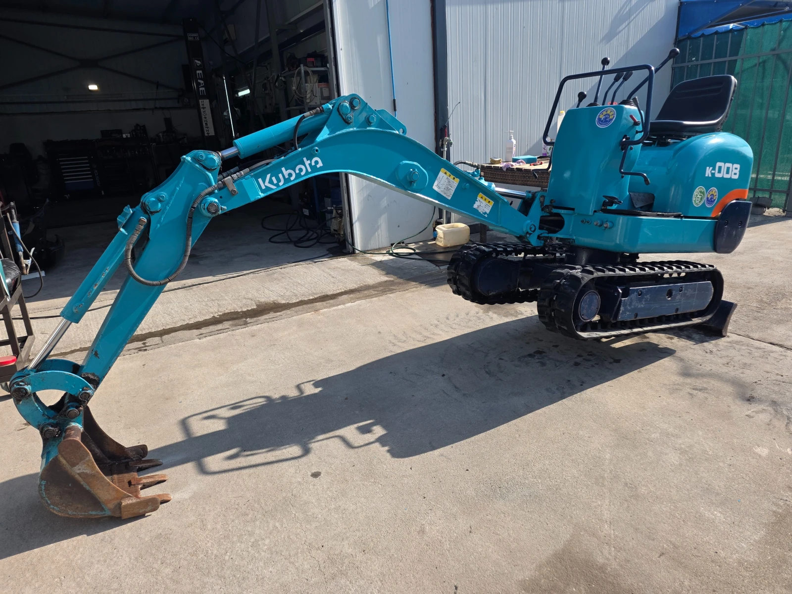 Багер Kubota K-008, снимка 12 - Индустриална техника - 56164410