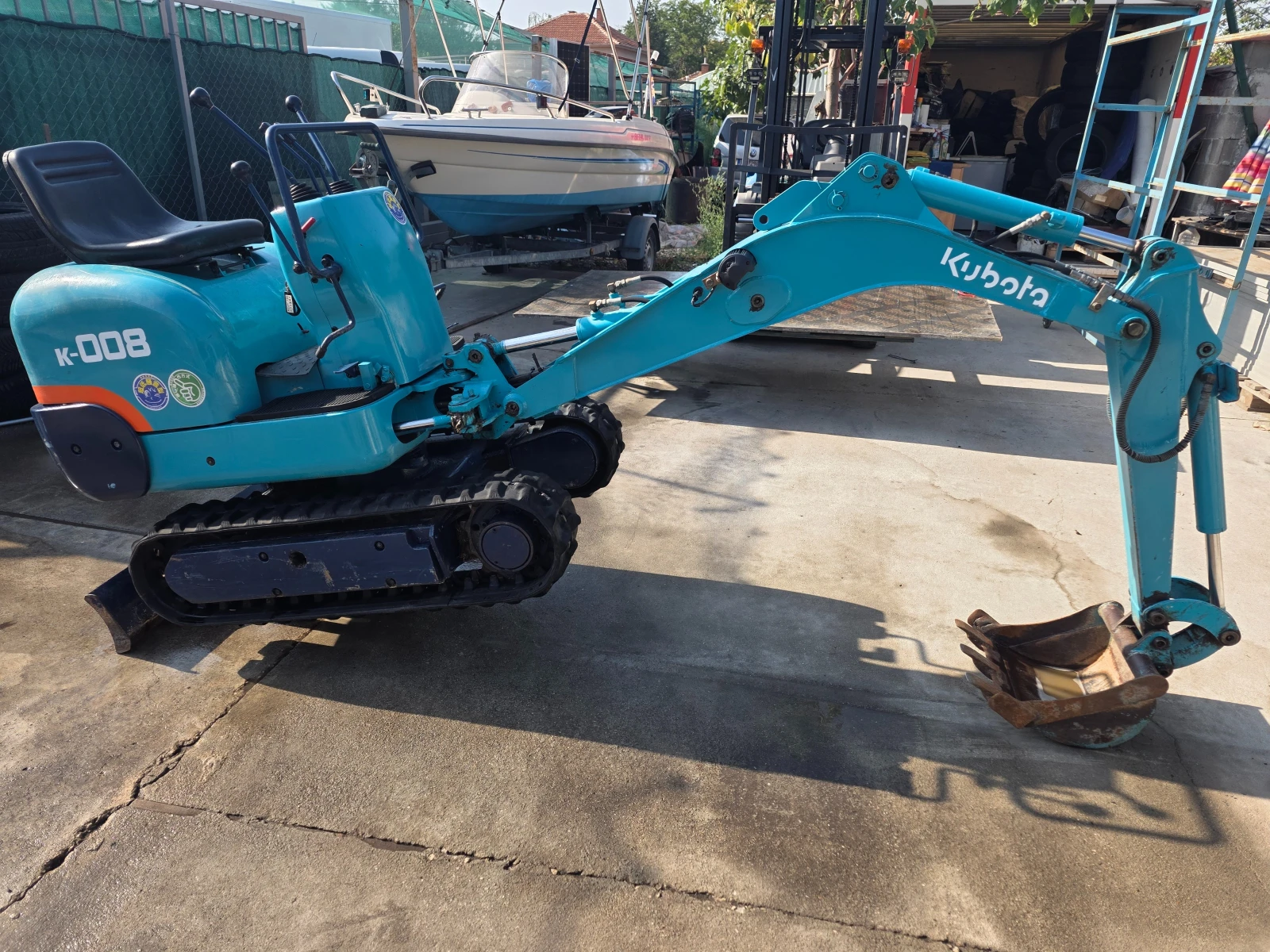 Багер Kubota K-008, снимка 10 - Индустриална техника - 56164410