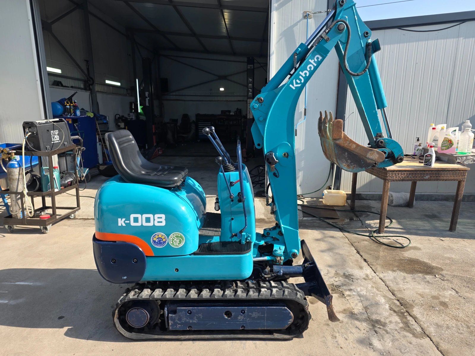 Багер Kubota K-008, снимка 4 - Индустриална техника - 56164410