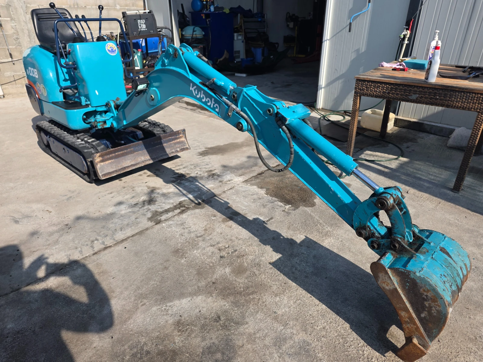 Багер Kubota K-008, снимка 13 - Индустриална техника - 56164410