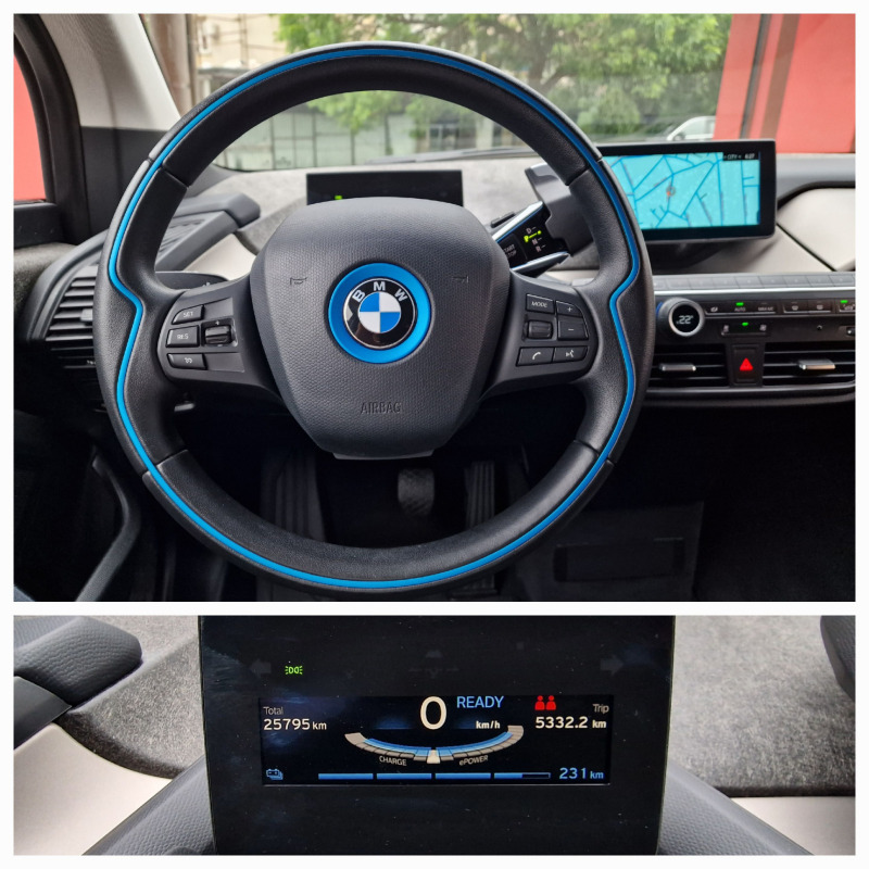 BMW i3 НАЛИЧНА-120Ah-Camera-LED-S184-Термопомпа, снимка 7 - Автомобили и джипове - 44559398
