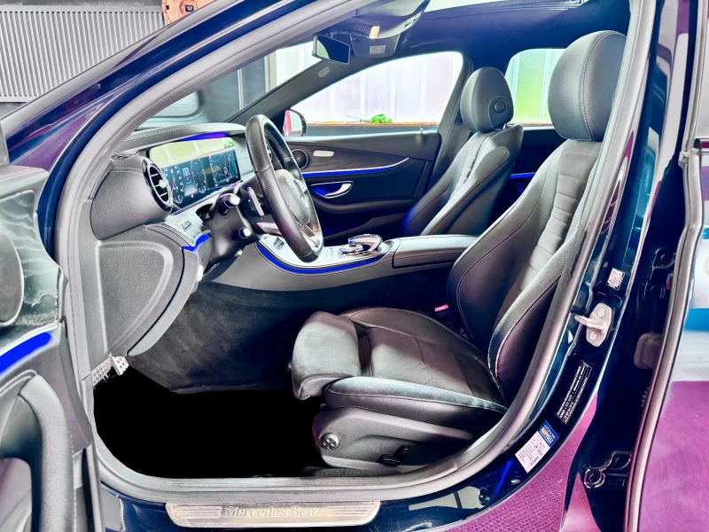 Mercedes-Benz E 220 d/AMG/194HP/AIRM./PANO/DISTRONIC/HUD/CAM/LED/784f, снимка 7 - Автомобили и джипове - 51778077