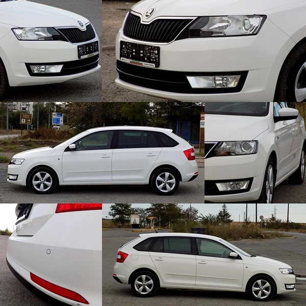 Skoda Rapid 1.6TDi/105к/XENON/NAVi/КЛИМАТРОНИК/РЕАЛНИ КМ, снимка 15 - Автомобили и джипове - 47272873