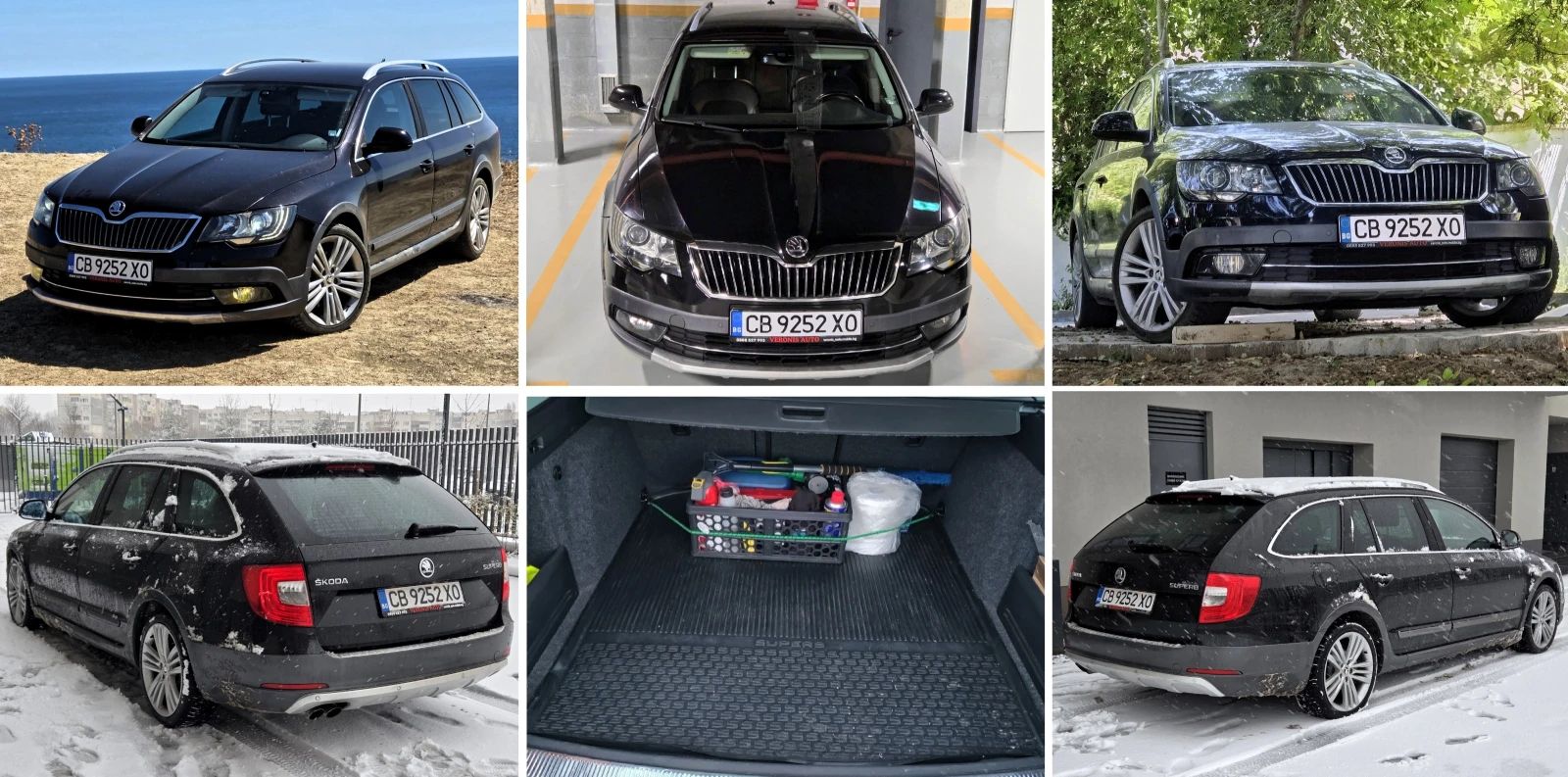 Skoda Superb SCOUT 6DSG/КАСКО/ВИНЕТКА/ОБСЛУЖЕН, снимка 9 - Автомобили и джипове - 55366801
