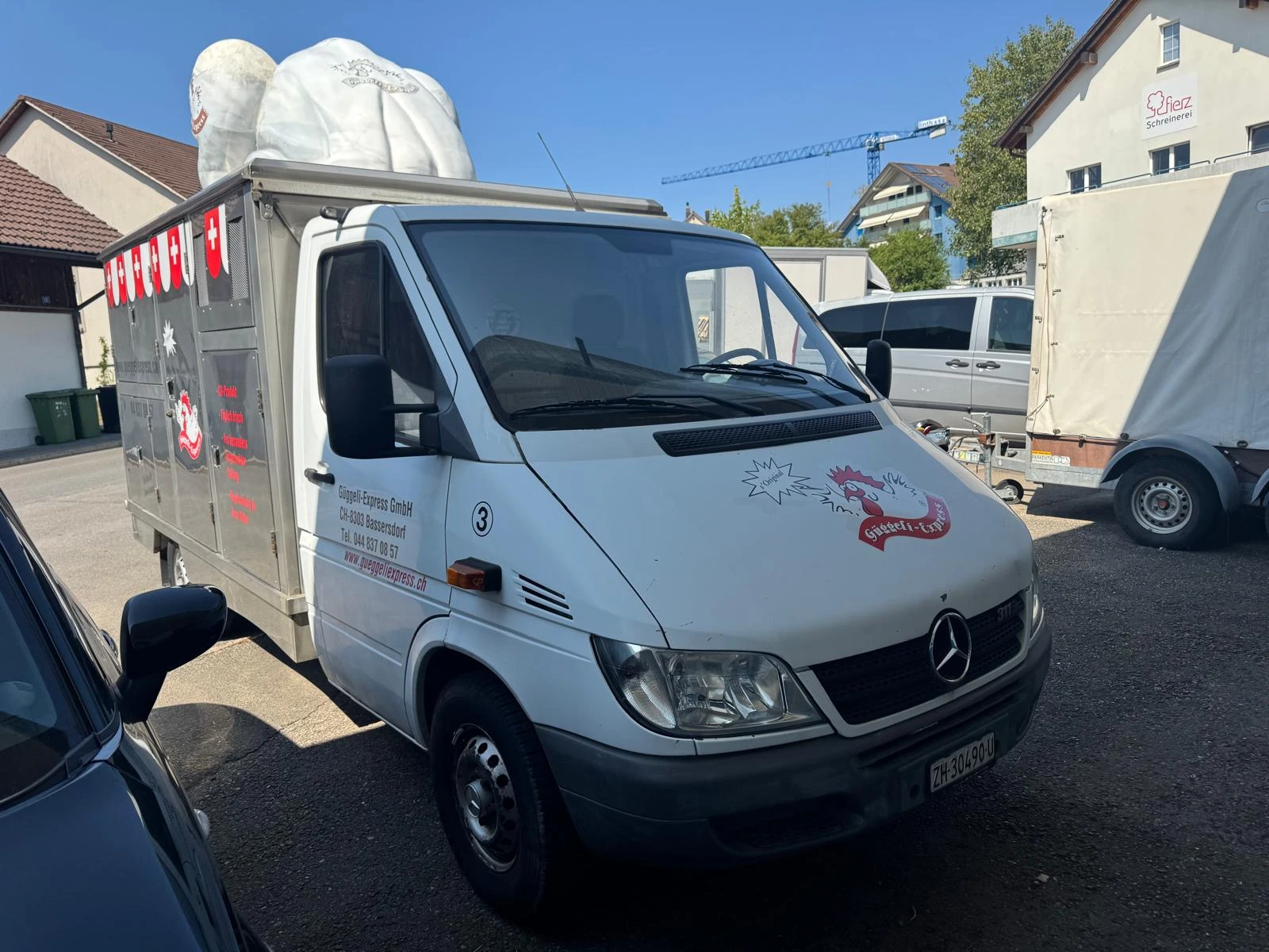 Mercedes-Benz Sprinter 311 МОБИЛНА ПЕКАРНА ГРИЛ, ПИЛЕ, ДЖОЛАН, ШИШ -СПЕЦИАЛЕН, снимка 4 - Бусове и автобуси - 55659600