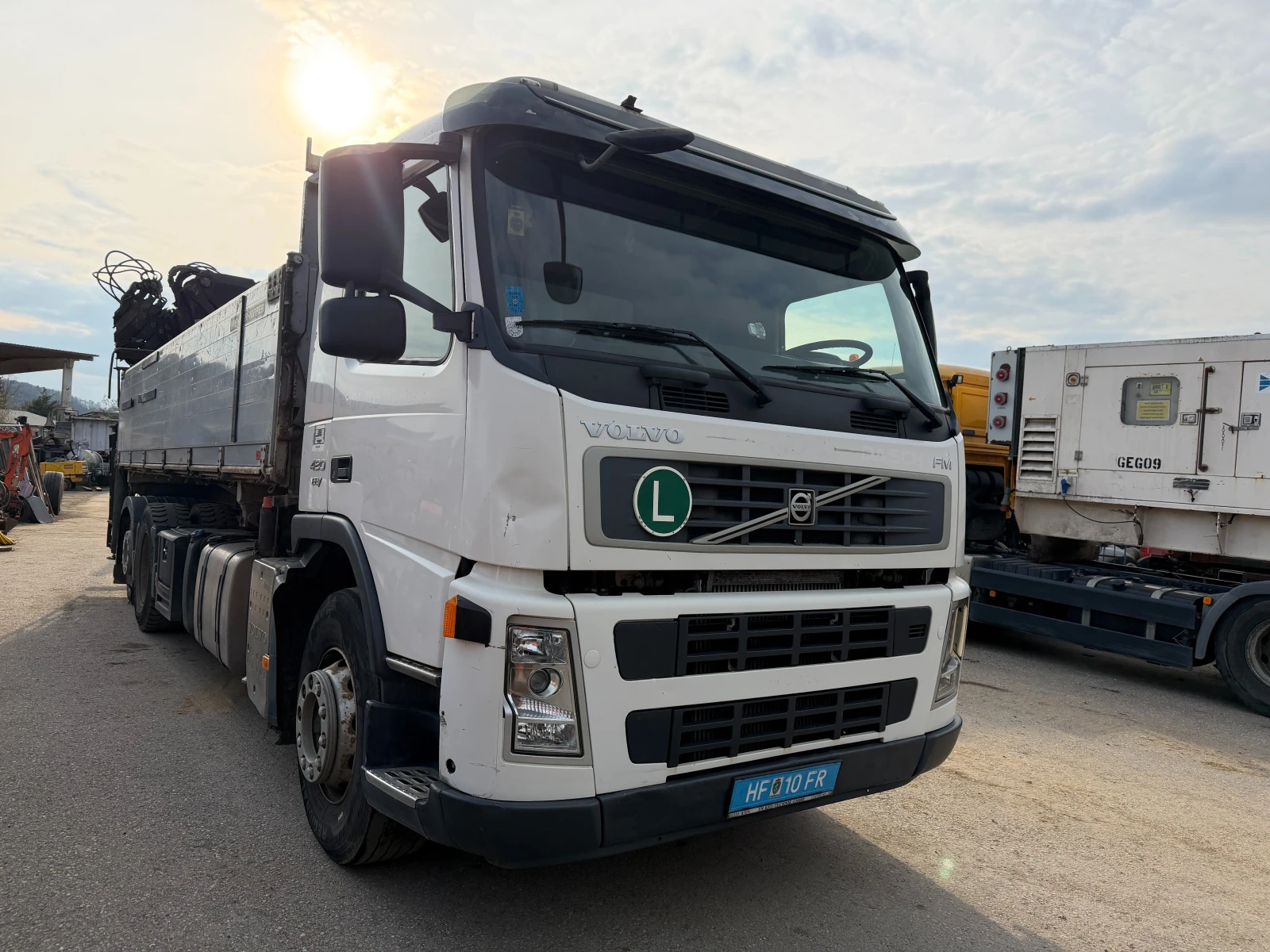 Volvo Fm Кран, 18-метра, 6х2, Внос, , , , снимка 3 - Камиони - 54010678