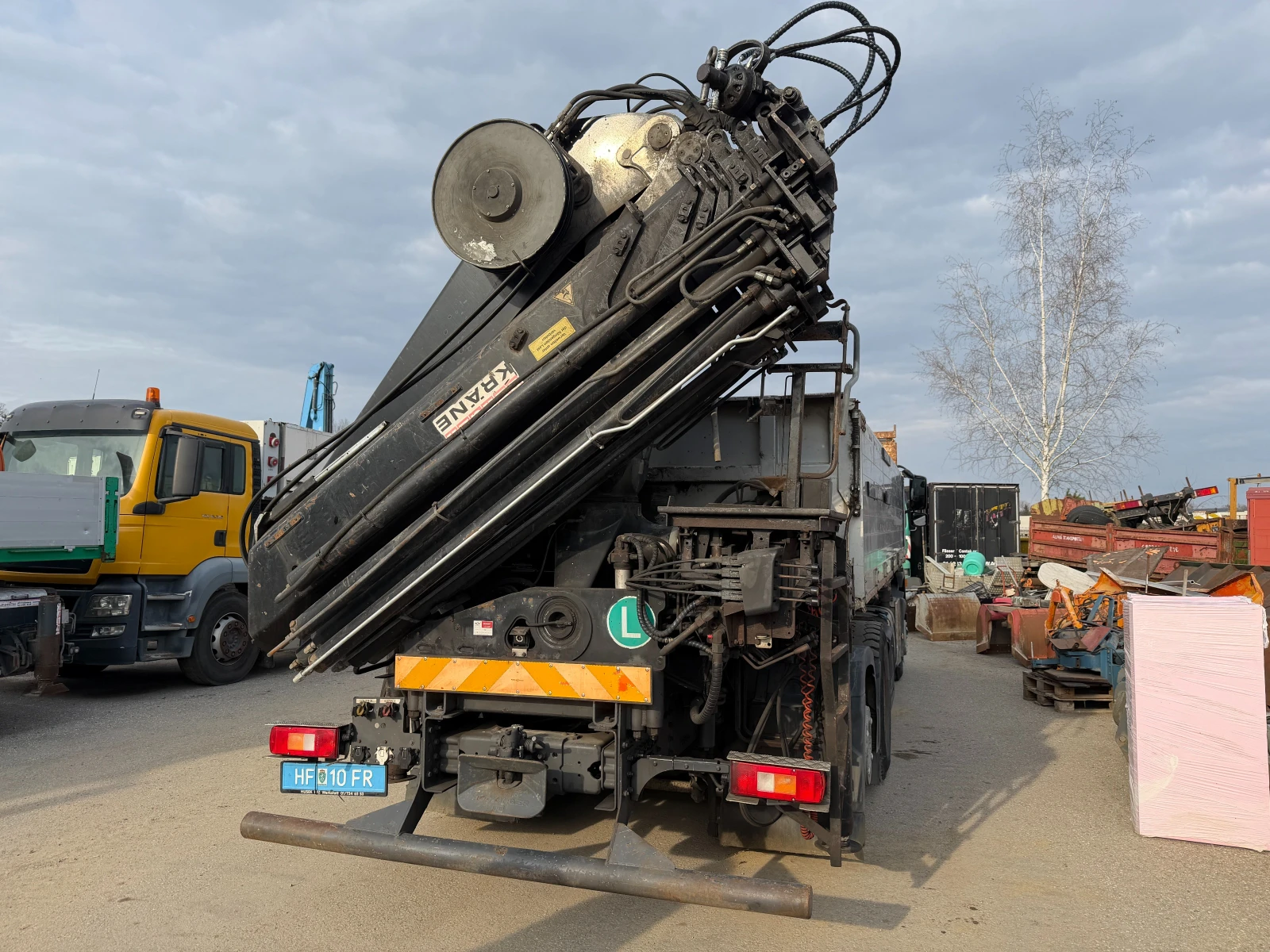 Volvo Fm Кран, 18-метра, 6х2, Внос, , , , снимка 13 - Камиони - 54010678