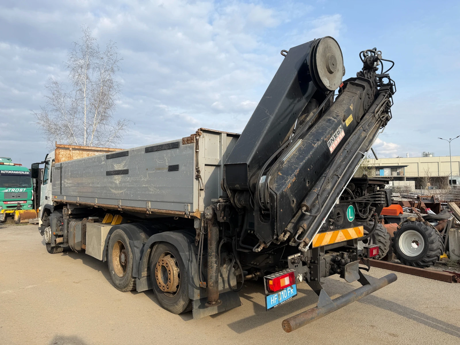 Volvo Fm Кран, 18-метра, 6х2, Внос, , , , снимка 12 - Камиони - 54010678