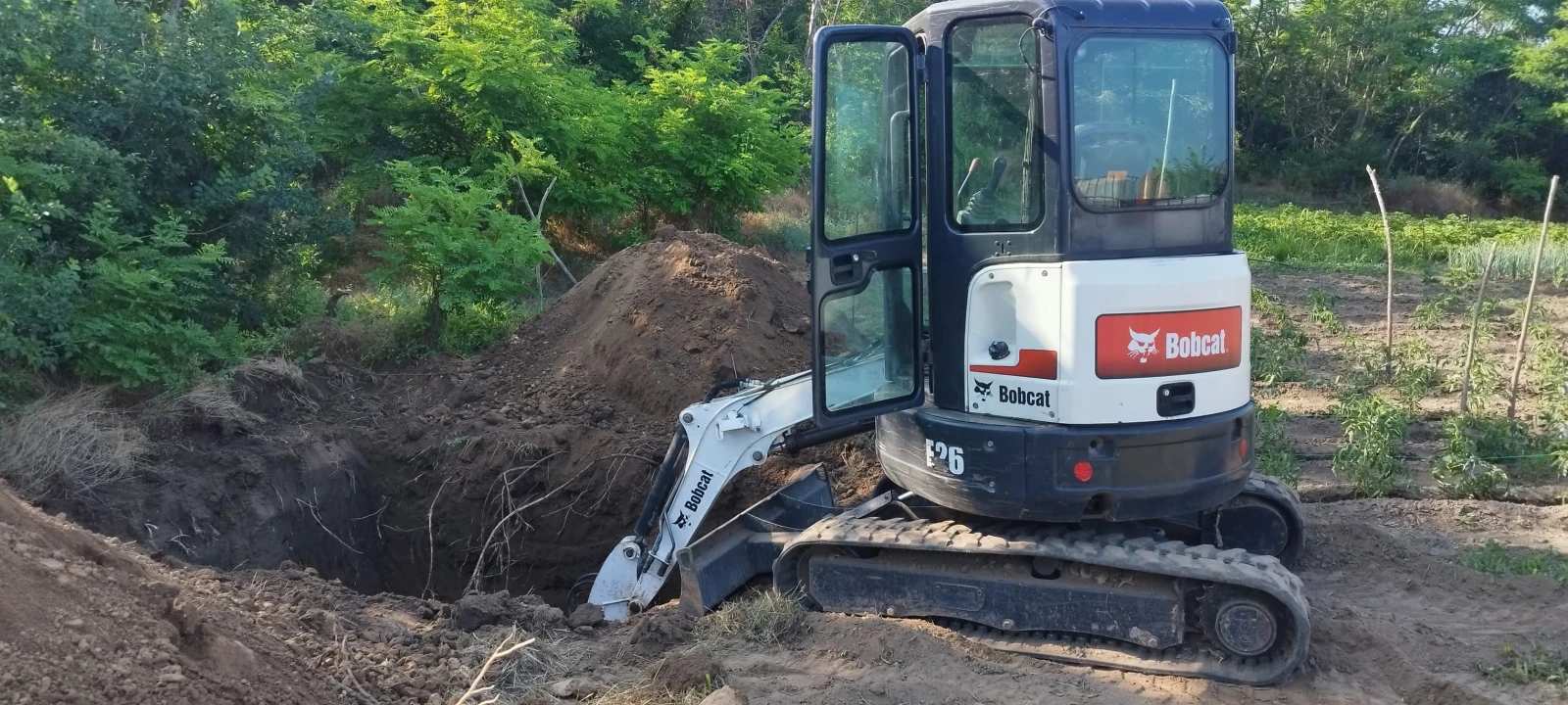 Багер Bobcat Е26, снимка 6 - Индустриална техника - 54323406