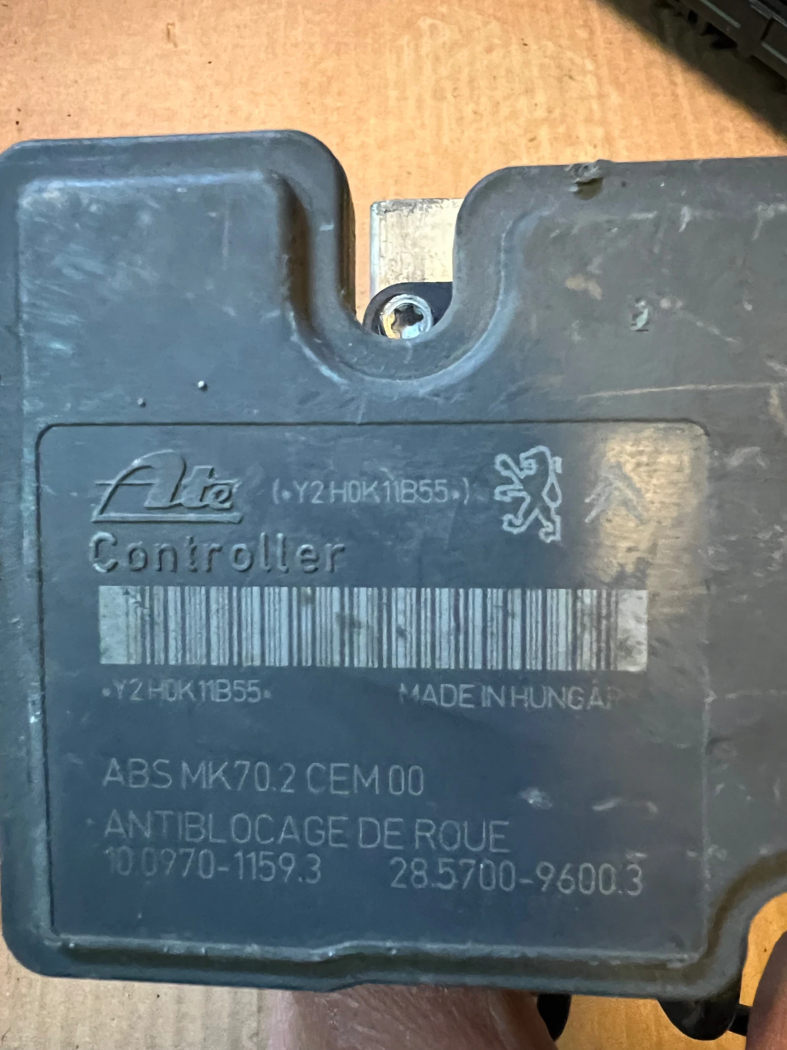 9665343980 ABS  PEUGEOT CITROEN 10.0207-0159.4 ABS MK270.2 CEM00 10.0970-1159.3 | Mobile.bg   3