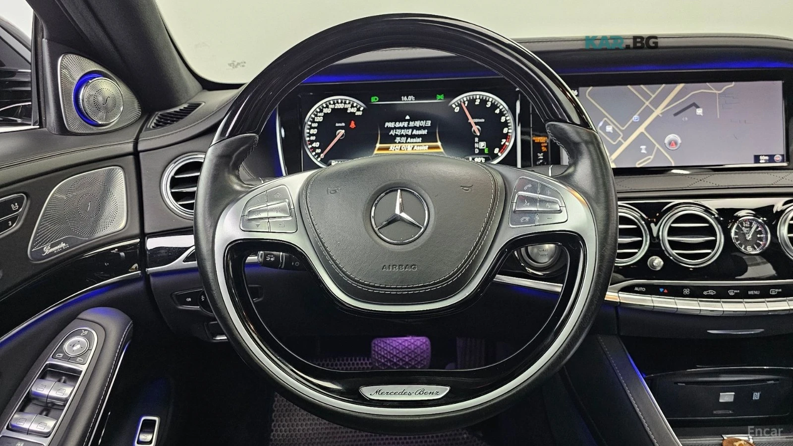 Mercedes-Benz Maybach S500 4MATIC* HUD* КОЖА* ОБДУХВ* МОНИТОРИ* 360* МАС, снимка 11 - Автомобили и джипове - 55235975