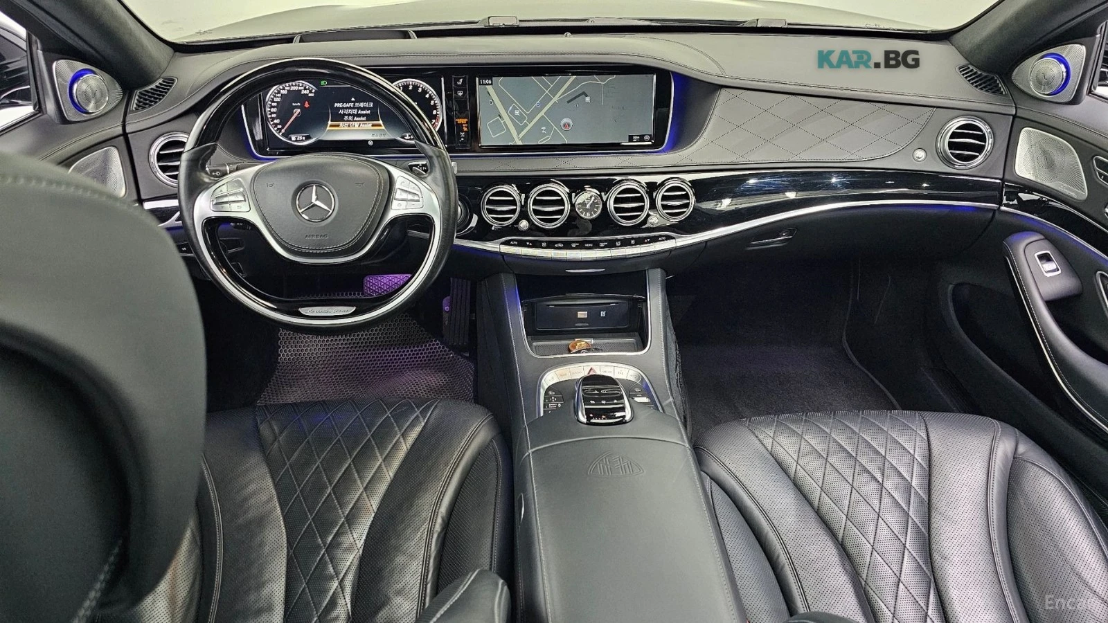 Mercedes-Benz Maybach S500 4MATIC* HUD* КОЖА* ОБДУХВ* МОНИТОРИ* 360* МАС, снимка 5 - Автомобили и джипове - 55235975