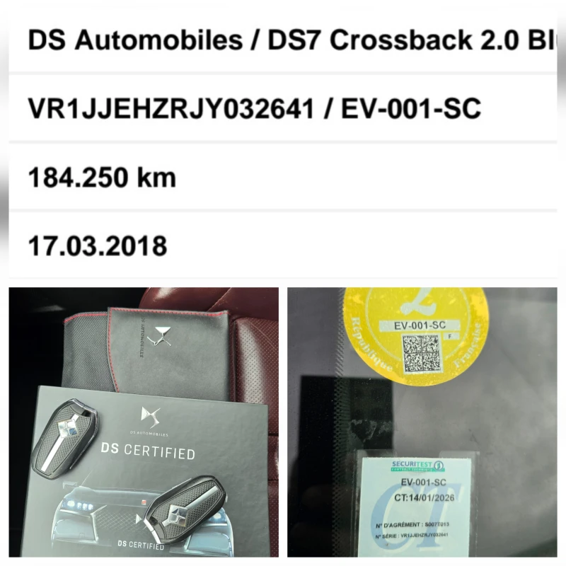 DS DS 7 Crossback 2.0HDI * LA PREMIERE* МАСАЖ * ОБДУХВАНЕ , снимка 16 - Автомобили и джипове - 53287872