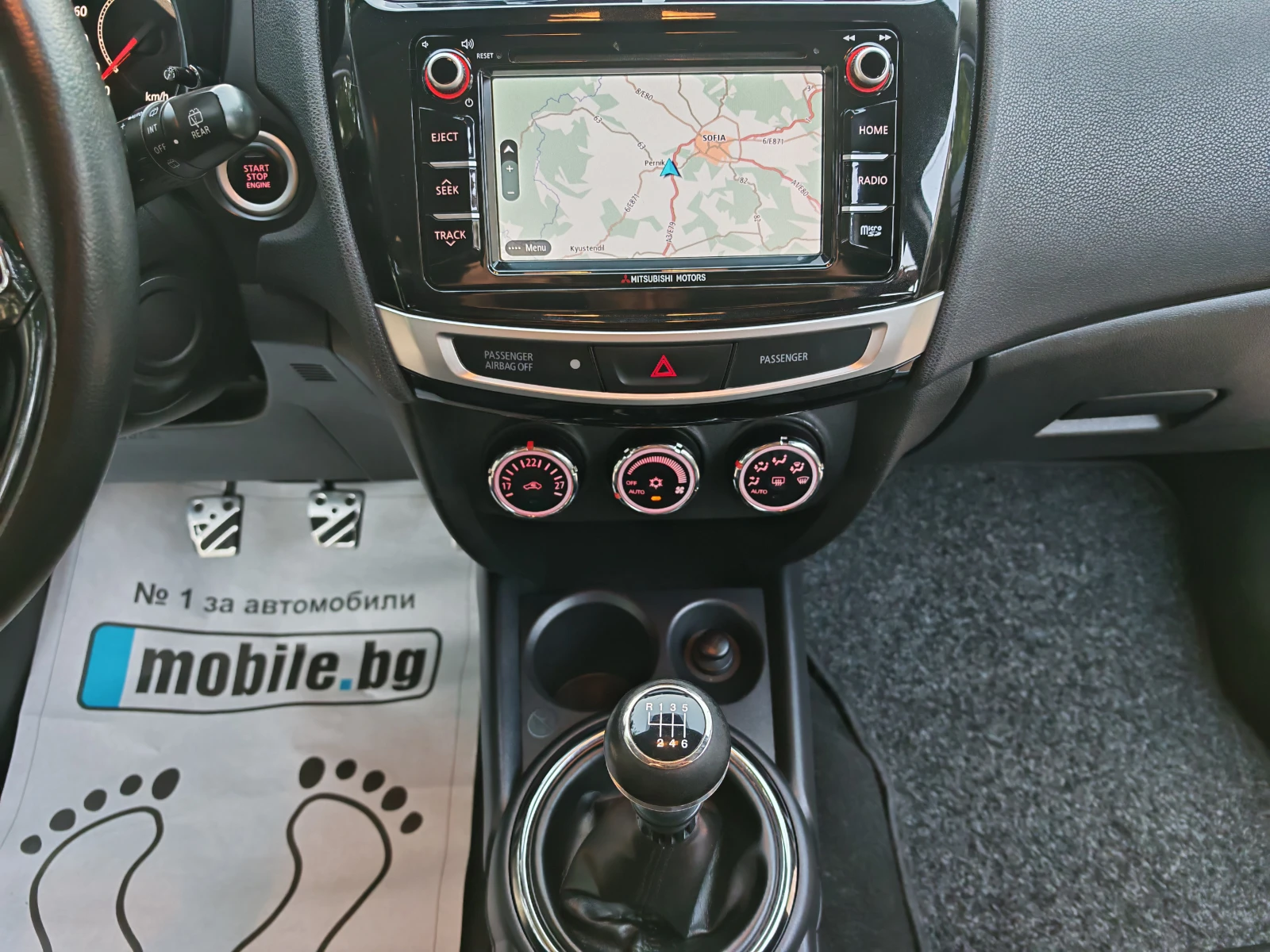 Mitsubishi ASX 1.6D-FACELIFT-КОЖА-НАВИ , снимка 12 - Автомобили и джипове - 55688034