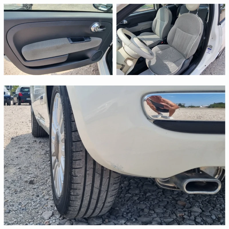 Fiat 500 1.2i 69k.c EURO 5B ITALIA , снимка 16 - Автомобили и джипове - 46955431