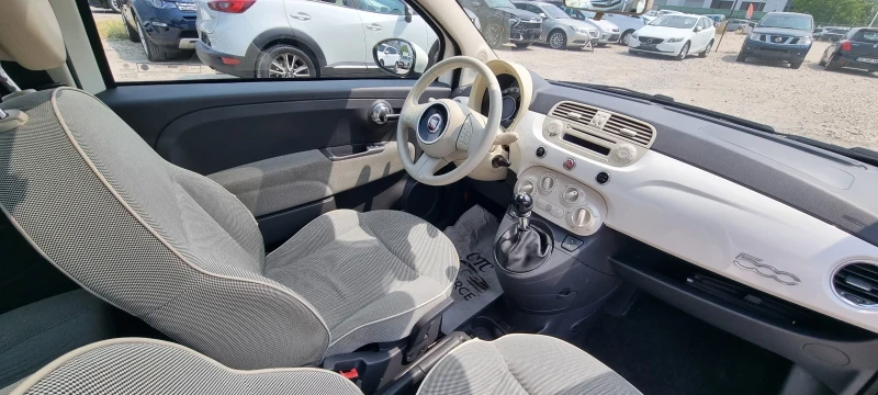 Fiat 500 1.2i 69k.c EURO 5B ITALIA , снимка 11 - Автомобили и джипове - 46955431