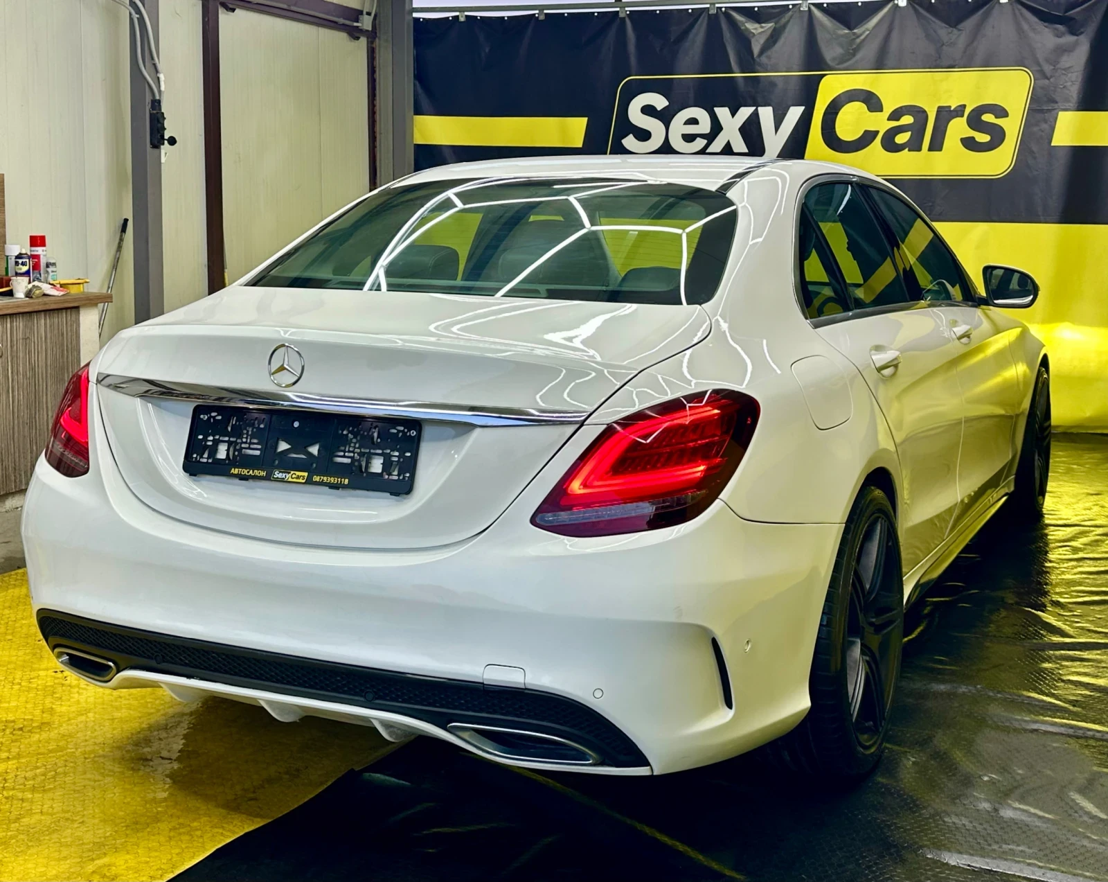Mercedes-Benz C 200 AMG-LINE/9G/FACELIFT, снимка 8 - Автомобили и джипове - 56110974