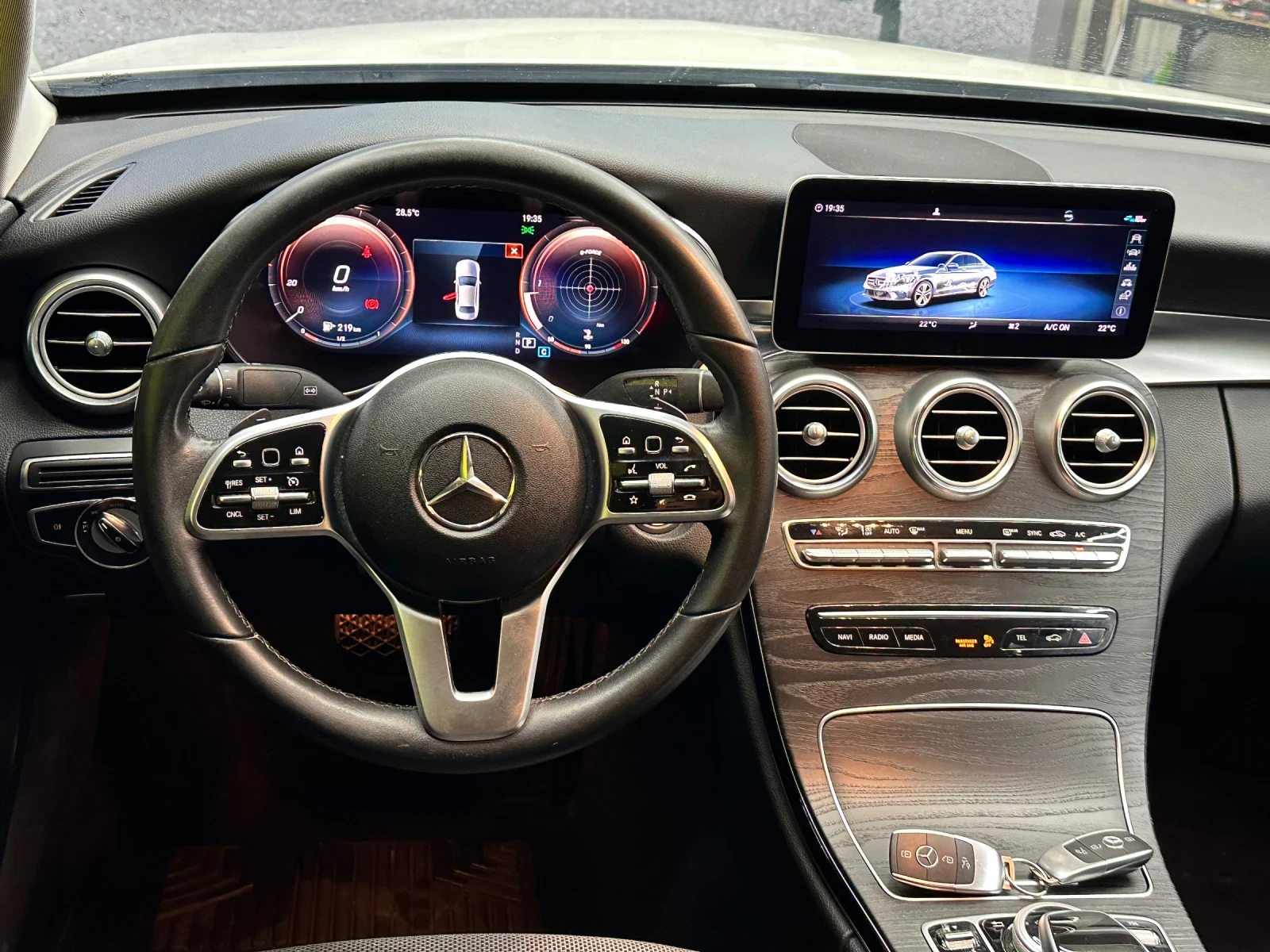 Mercedes-Benz C 200 AMG-LINE/9G/FACELIFT, снимка 9 - Автомобили и джипове - 56110974