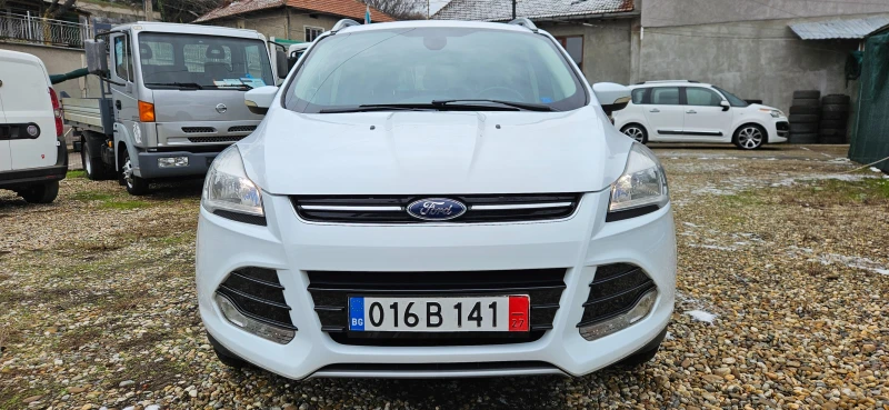 Ford Kuga 2.0TDCi-163кс* 4Х4* АВТОМАТИК* 2014г* КОЖА* ПОДГРЕ, снимка 2 - Автомобили и джипове - 53063384