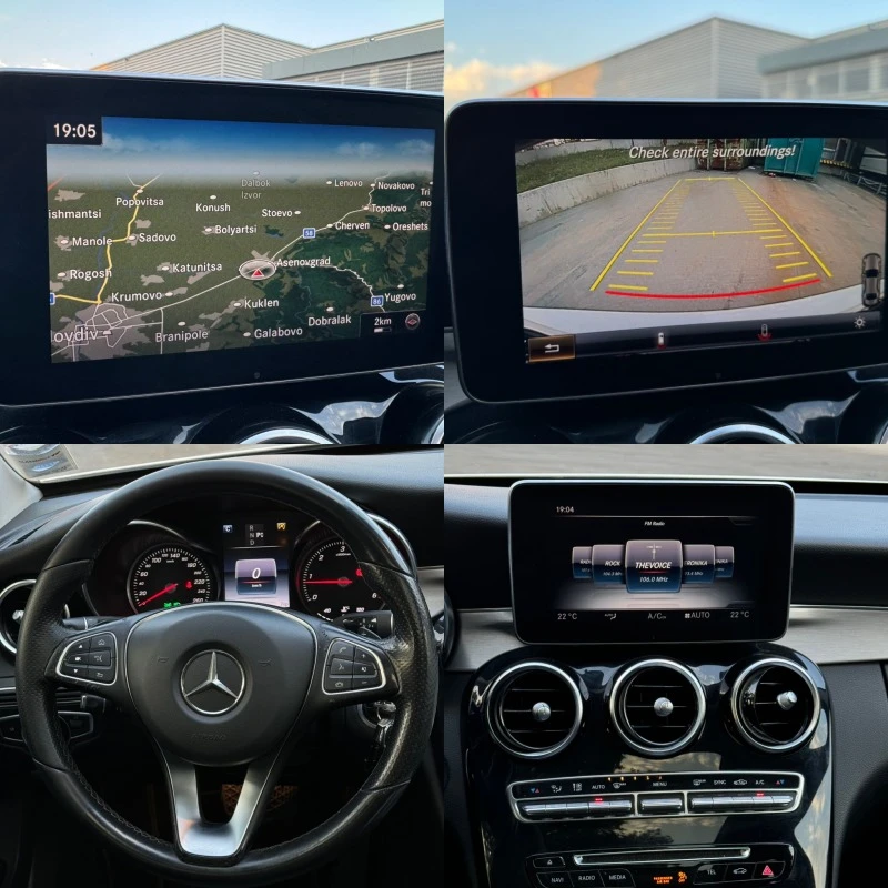 Mercedes-Benz C 220 AMG LINE::MULTIBEAM::PANORAMA::F1::CAMERA, снимка 14 - Автомобили и джипове - 46563332