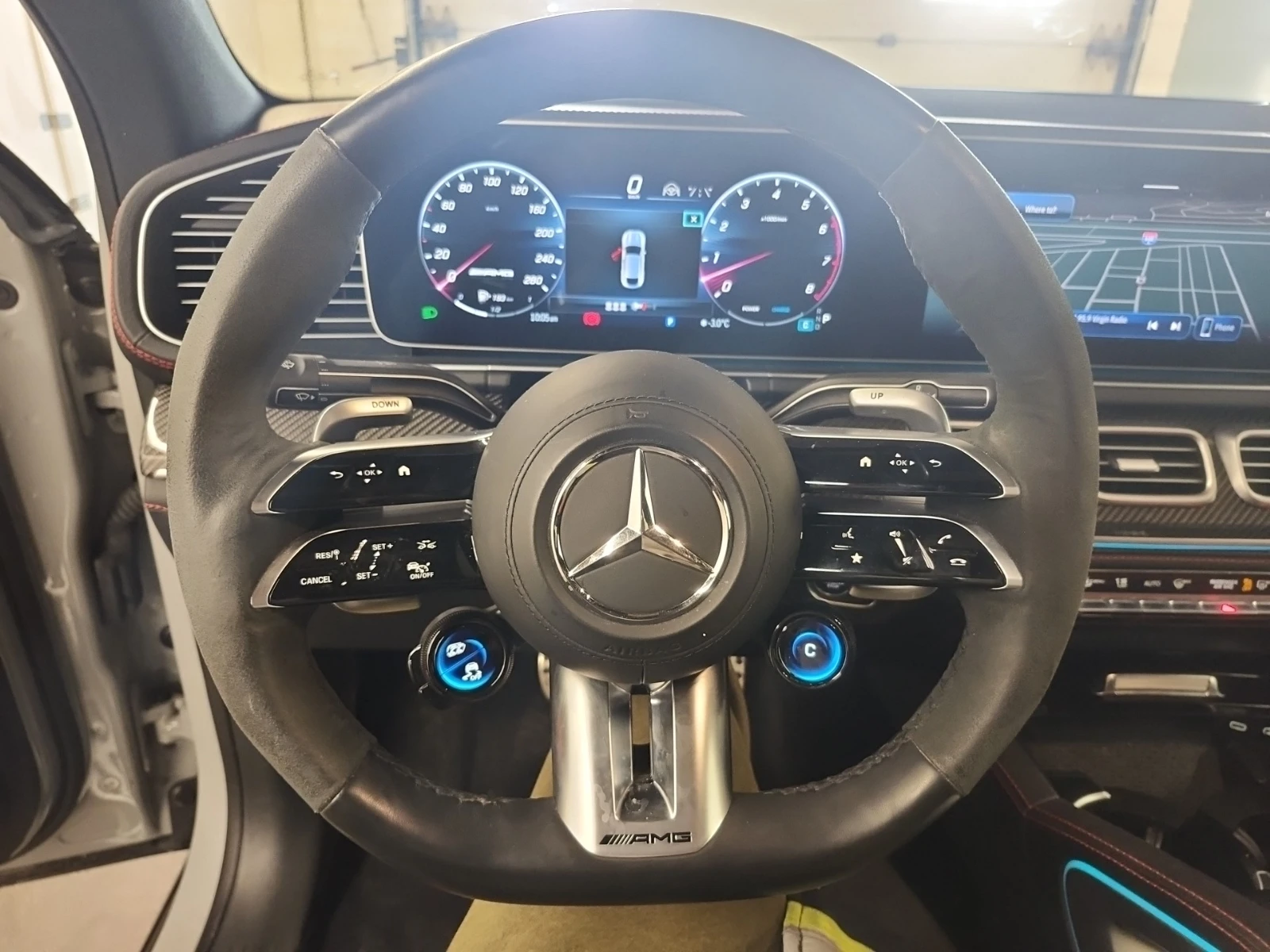 Mercedes-Benz GLE 53 4MATIC   COUPE | NARDO GREY | CARFAX, снимка 11 - Автомобили и джипове - 53715600