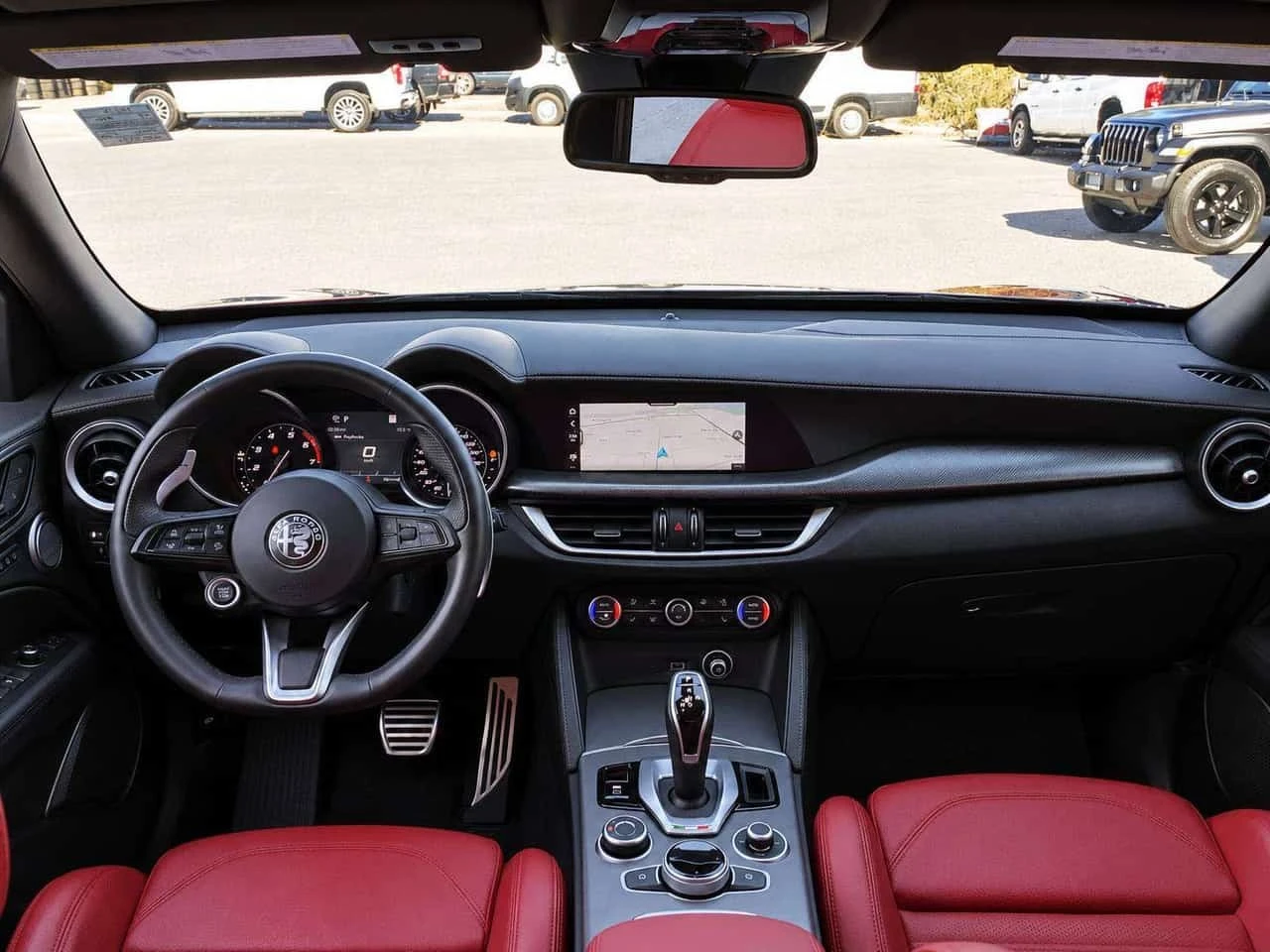 Alfa Romeo Stelvio * 2.0 Turbo 16V Veloce | Premium Red Leather | Har | Mobile.bg � ����������� 7