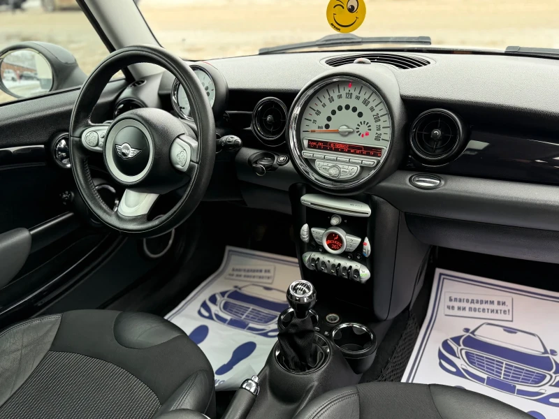 Mini Cooper 1.6d Панорама Кожен салон, снимка 10 - Автомобили и джипове - 53327729