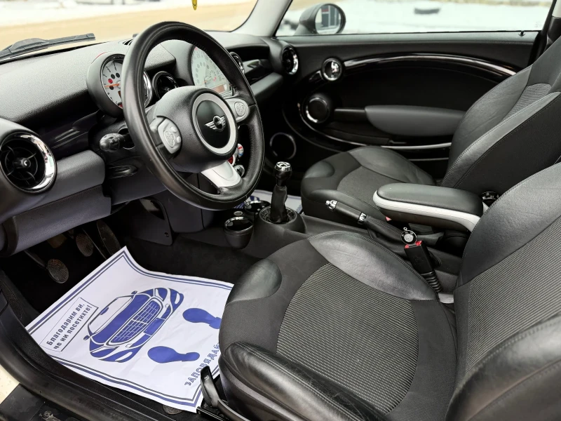 Mini Cooper 1.6d Панорама Кожен салон, снимка 8 - Автомобили и джипове - 53327729