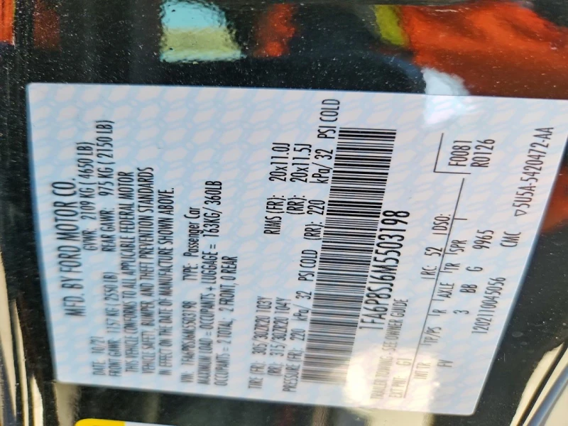 Ford Mustang 5.2l Shelby Gt500, снимка 12 - Автомобили и джипове - 53353961