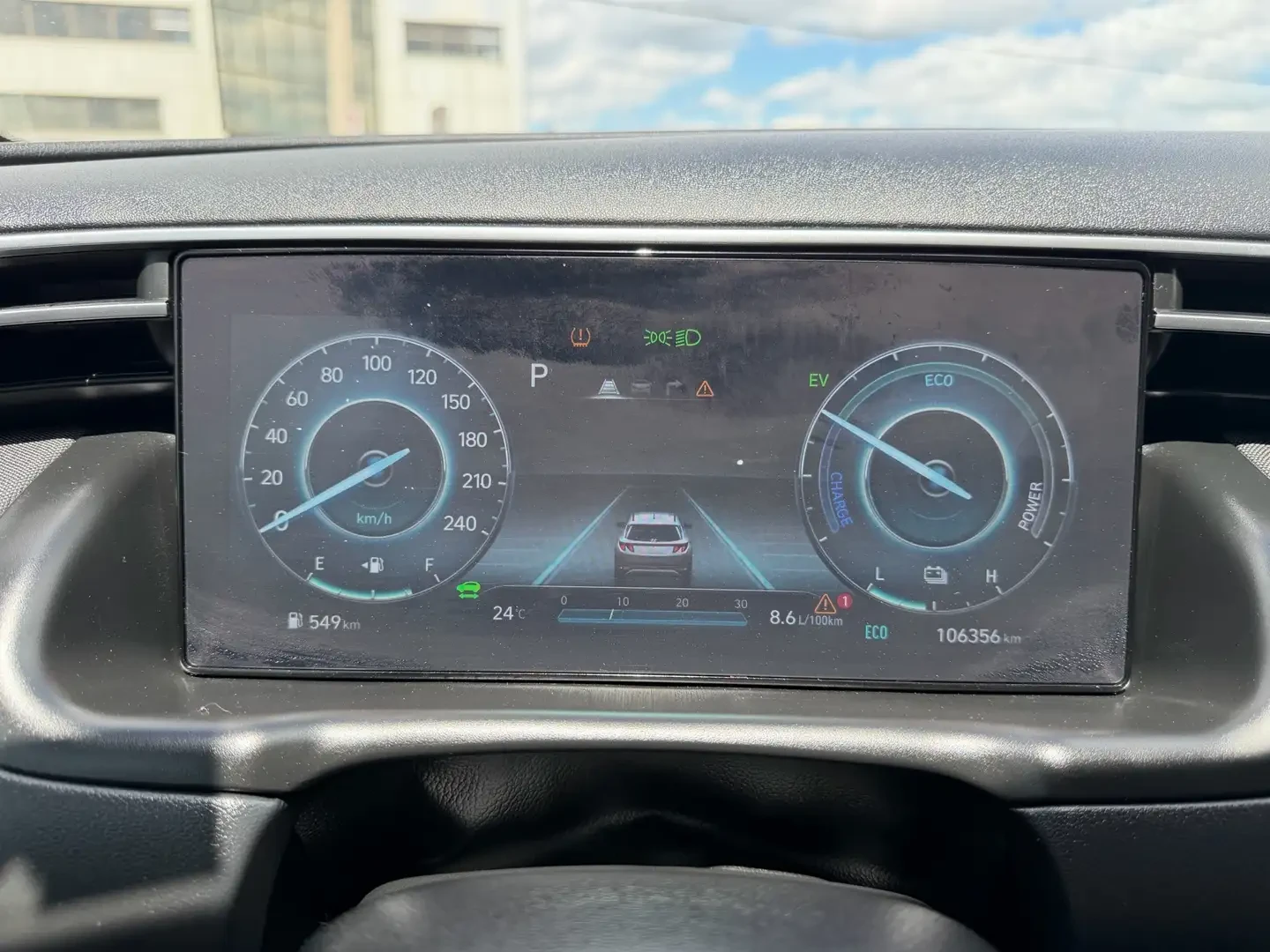 Hyundai Tucson Hybrid* HTRAC* Luxury* Панорама* Distronic, снимка 14 - Автомобили и джипове - 55583194